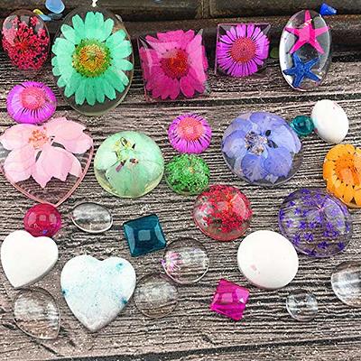 30 Pcs resin keychain molds Epoxy Resin Tray Jewelry Resin Epoxy Resin  Silicone