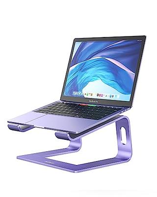 Laptop Stand, Laptop Holder Riser Computer Stand, Adjustable Aluminum  Foldable Portable Notebook Stand, Compatible with MacBook Air Pro, HP,  Lenovo