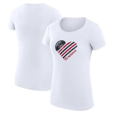 Women's G-III 4Her by Carl Banks White Atlanta Braves Dot Print V-Neck Fitted T-Shirt Size: Small