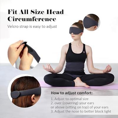 Dermoer Sleep Mask for Women & Men - 100% Light-Blocking