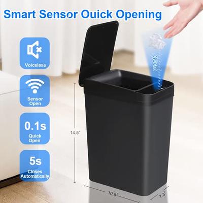 This mini trash can from  has a motion sensor for opening