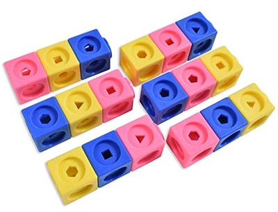 KUTOI Math Manipulatives Counting Cubes, Educational Number Blocks, Classroom Toys Kindergarten Learning Materials Homeschool Supplies,Set of 100