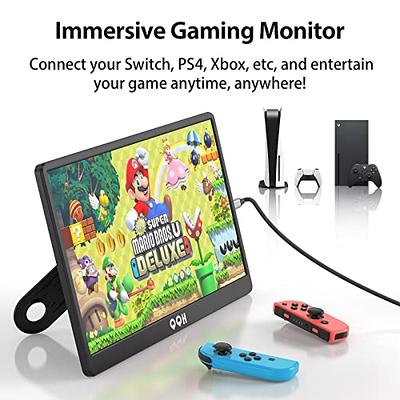 QQH Portable Travel Monitor for Laptop 15.6 1080P FHD IPS Second Screen, USB  C HDMI External Gaming Monitor Display for Computer Phone PC MAC PS4 Switch,  Foldable Kickstand - Yahoo Shopping