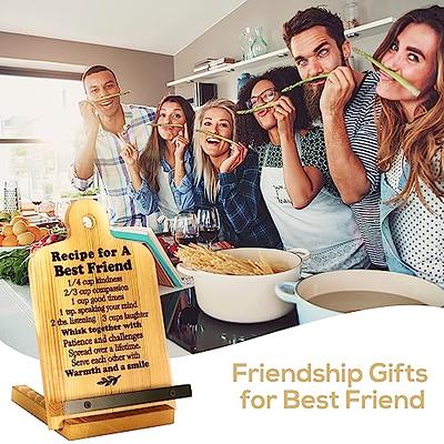 Birthday Friendship Gifts for Women Friends Cookbook Stand Gifts for Friend  Inspirational Gifts for Women Friends Bestie BFF Friend Kitchen Gifts  Cookbook Stand C-004 - Yahoo Shopping