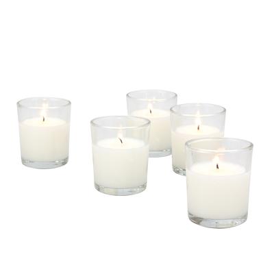 Stonebriar 100-Pack 1-Wick Unscented White Tea Light Candle in the Candles  department at