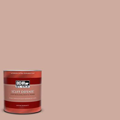 BEHR ULTRA 1 qt. #100A-1 Barely Pink Extra Durable Flat Interior Paint &  Primer 172004 - The Home Depot