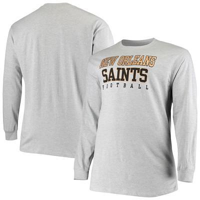 Fanatics Men's Big and Tall Heathered Gray Tennessee Titans Practice Long  Sleeve T-shirt