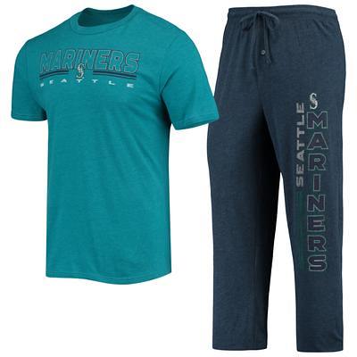 Men's Concepts Sport Aqua/Navy Seattle Mariners Meter T-Shirt and Pants  Sleep Set - Yahoo Shopping