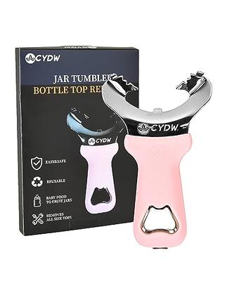 CYDW Mason Jar Opener Tool with Soft Touch Handle, No Lid Dents or Damage,  Can Opener Manual Multi-Purpose, Easy Twist Manual Handheld Top Remover