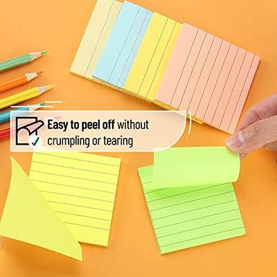 8 Pads Pop Up Sticky Notes 3x3 Refills Bright Colors Self-Stick Notes Pads  Super Adhesive Sticky Notes Great Value Pack