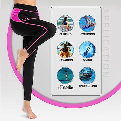 Women's Wetsuit Pants 2mm Neoprene High Waist Snorkeling Leggings Tights  for Water Aerobics,Swimming,Snorkeling,Surfing,Kayaking 