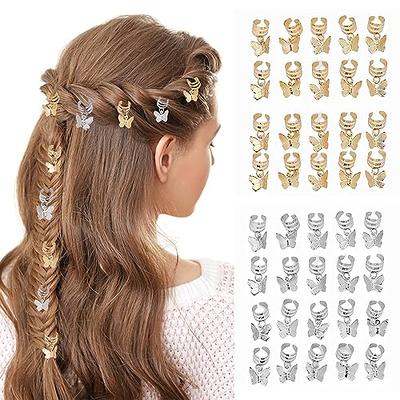 SEMATA 9PCS Gold Hair Pins Set Geometric Simple Cute Hair Pins for