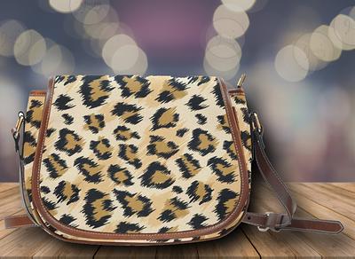 Women's Callista Monogram Crossbody Leopard Guitar Strap Purse