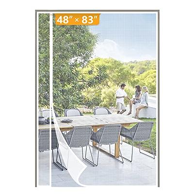 Magnetic Screen Door for 48 x 96 Inch French Door, Screen Itself Size: 50  x 97