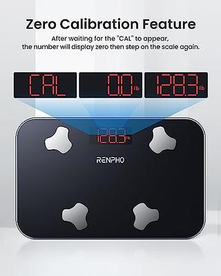 RENPHO Travel Scale for Body Weight, Mini Bathroom Scale for Body