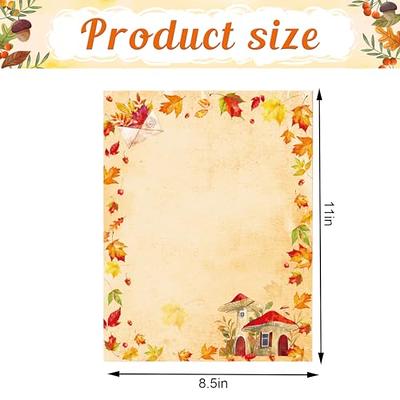 48 Sheets Paper Stationery Decorative Design Printer Paper Leaf