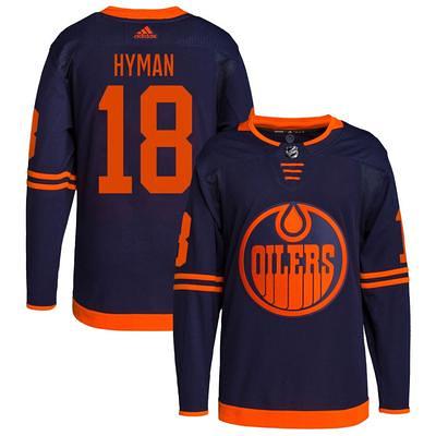 Men's Edmonton Oilers Zach Hyman Fanatics Branded Orange