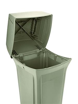 Rubbermaid Commercial Products Ranger Outdoor Trash Can with Lid