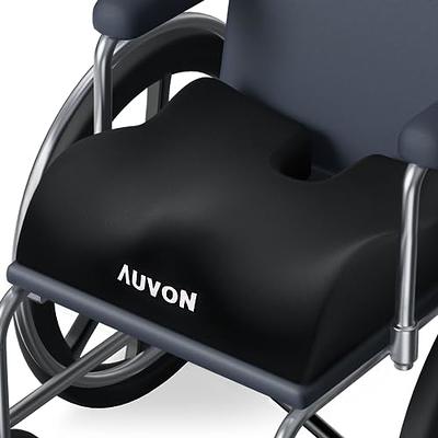 AUVON Ergonomic Anti-slip Wheelchair Cushions, Front High Rear Low