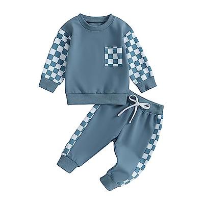 T Shirt and Striped Pant Clothing Set for Baby Boy - 3-6 months