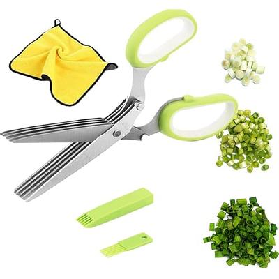 Multi Layer Scissor Kitchen Shears 5 Blade Stainless Steel