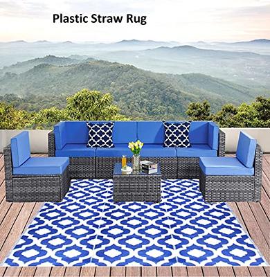 Outdoor Rug, Outdoor Rugs 9x12 for Patios Clearance, Large Waterproof  Outdoor Area Rug, Reversible Portable Outdoor Plastic Straw Carpet for RV  Deck Camping Front Door Porch Picnic - Yahoo Shopping