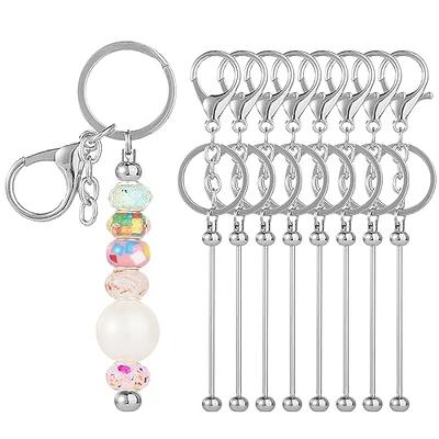 PEUTIER 8pcs Beadable Keychain Bars, Bead Keychain Bar Beadable Keychain  Blanks DIY Keychain Bar for Craft Jewelry Making (Silver) - Yahoo Shopping
