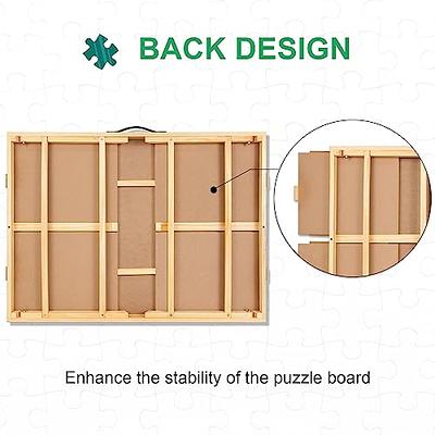 Lavievert Adjustable Jigsaw Puzzle Board with Wooden Cover, 5-Tilting-Angle Puzzle  Easel for Adults, Portable Puzzle Table with Non-Slip Surface for Games Up  to 1000 Pieces - Yahoo Shopping