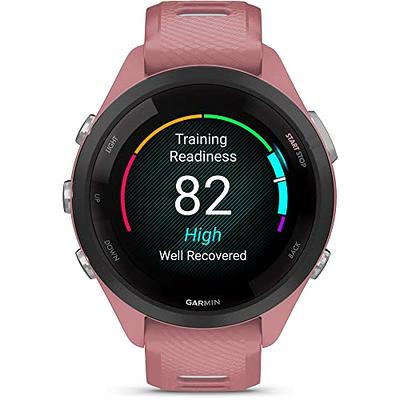 Garmin Forerunner 245 GPS Running Watch with advanced training features  Black/Merlot