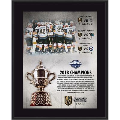 Vegas Golden Knights 2018 Western Conference Champions Autographed