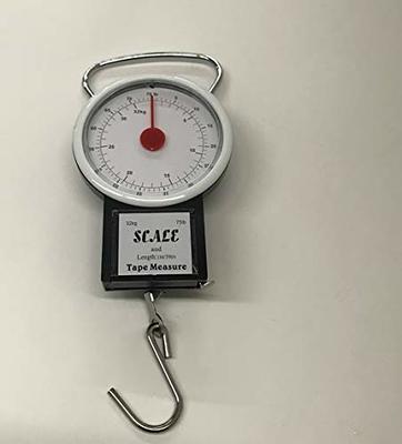 Multi-Purpose Mechanical Hanging Fishing Scales with Tape Measure