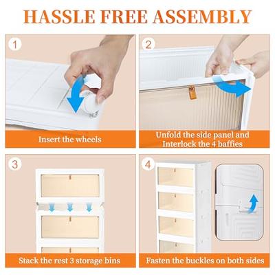 Plastic Stackable Closet Storage Box with Pull-out Drawer Accessories  Container - China Storage Box and Plastic Box price