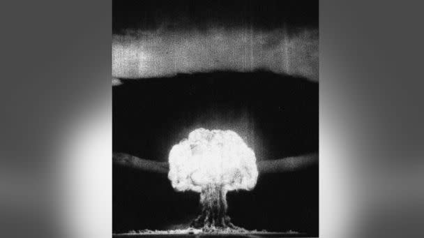 PHOTO: The RDS-6s device, the first Soviet test of a thermonuclear weapon (called Joe 4) on Aug. 12, 1953. (Heritage Images/Getty Images)