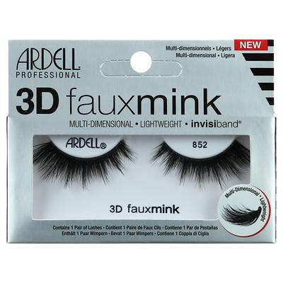 Ardell 3d Faux Mink False Eyelashes 858 Lash Black - 1pr : Target