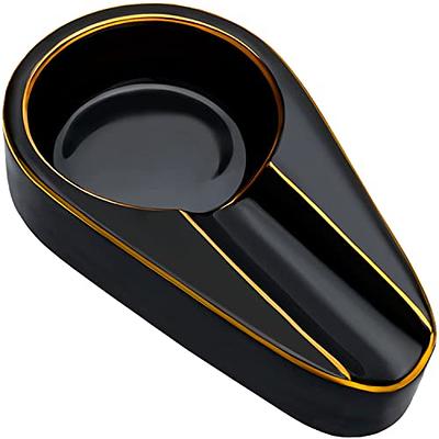 Lependor Ceramic Ashtray with Lids,Windproof,Cigarette Ashtray for