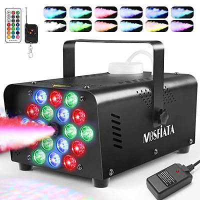 Smoke Machine Fog Machine Halloween Party 3 LED Stage Lights