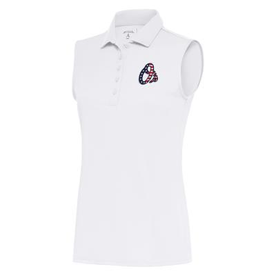 Dick's Sporting Goods Antigua Women's Milwaukee Brewers White Tribute  Sleeveless Polo