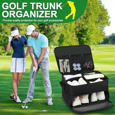 Likealot Golf Trunk Organizer, Smart Storage with 2 Shoe Compartments Fits  US Men's 16, Golf Storage Bag for Balls, Tees, Clothes, Gloves and  Accessories (Black) - Yahoo Shopping