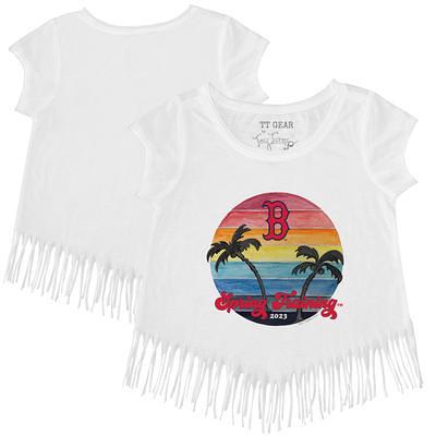 Philadelphia Phillies Tiny Turnip Girls Toddler Base Stripe Fringe