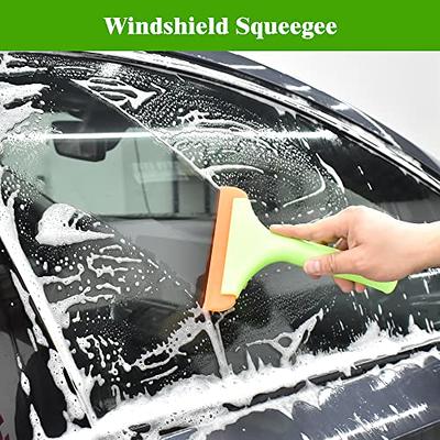 REEVAA Silicone Squeegee for Window, [Super Flexible] Small Squeegee for  Window Cleaning/Water Blade/Shower Squeegee/Car  Windshield/Window/Mirror/Glass Door, Green -2PCS - Yahoo Shopping