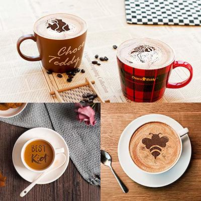 Konsait Cookie Template Stencil, 46 Pieces latte art stencils for Coffee  Decorations, Magnoloran Foam Barista Templates Oatmeal Cupcake Cake Hot  Chocolate for Children's Day Hawaii Summer Mother's Day - Yahoo Shopping