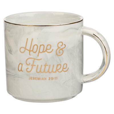 Christian Art Gifts Ceramic Large Coffee & Tea Mug for Men & Women: Blessed  is the One Who Trusts - Jeremiah 17:7 Inspirational Bible Verse w/Golden  Accents & Sturdy Handle, Navy Blue