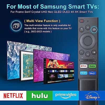  Universal for Samsung-TV-Remote-Control  Replacement,Compatibility with All Samsung Smart Frame Curved QLED TVs :  Electronics