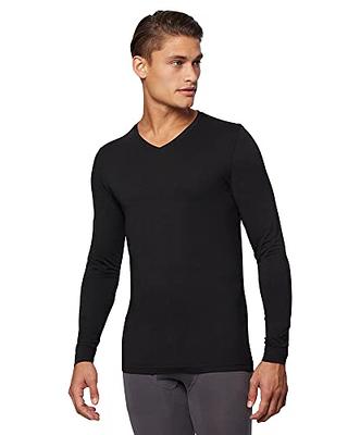 DAVID ARCHY Thermal Underwear for Men Fleece Lined Base Layer with Extra  Warm Double-layer Panel for Cold Weather (M, Black) - Yahoo Shopping