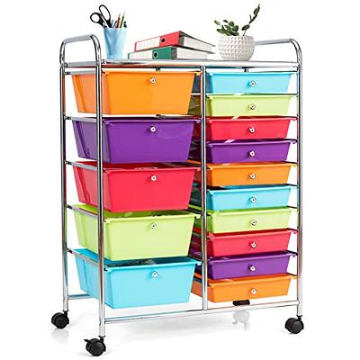 Multi-Function Plastic Organizer w/Drawers