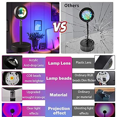 Sunset Lamp, 16 Modes Sunset Lamp With Remote Control, Rainbow Projection  Lamp Usb Led Projector Lam