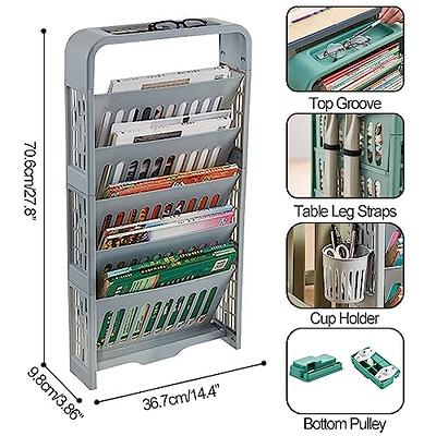 Lerliuo Under Desk Printer Stand, 2-Tier Industrial Mobile Printer Table  with Storage Shelf and Steel Frame, Rolling Printer Cart Holder with  Lockable