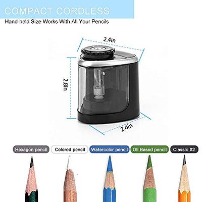 JARLINK 8 Pack Manual Pencil Sharpeners, Dual Holes Colorful Sharpener with  lid for No.2/Colored/Art Pencils, Kids Adults Portable Sharpener for