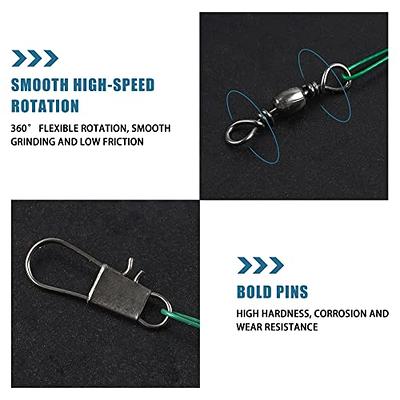 60pcs Fishing Leaders,14.7cm/20cm/24.7cm Stainless Steel Leader Line Wire  Heavy Fishing Wire Leader with Barrel Swivel Duo Lock Snaps Connecting  Fishing Tackle Lure or Hook Green - Yahoo Shopping