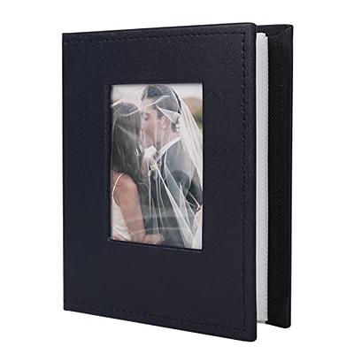  Artfeel Photo Album 4x6 with 300 Pockets,Slip-in Picture  Albums,Linen Cover Memory Book with Front Window,White Page Vertical Photo  Book for Wedding,Family,Anniversare,Baby,Vacation